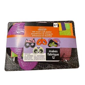 Halloween Felt Mask Craft Assortment Kit Makes 12 Spooky Character Masks